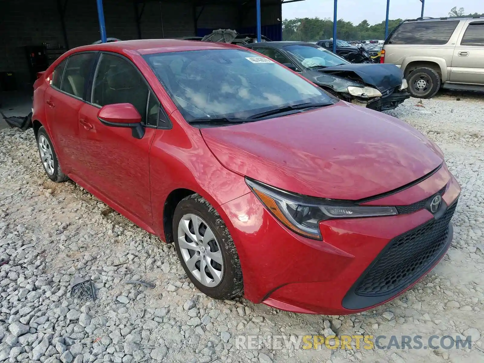 1 Photograph of a damaged car JTDEPRAEXLJ009674 TOYOTA COROLLA 2020