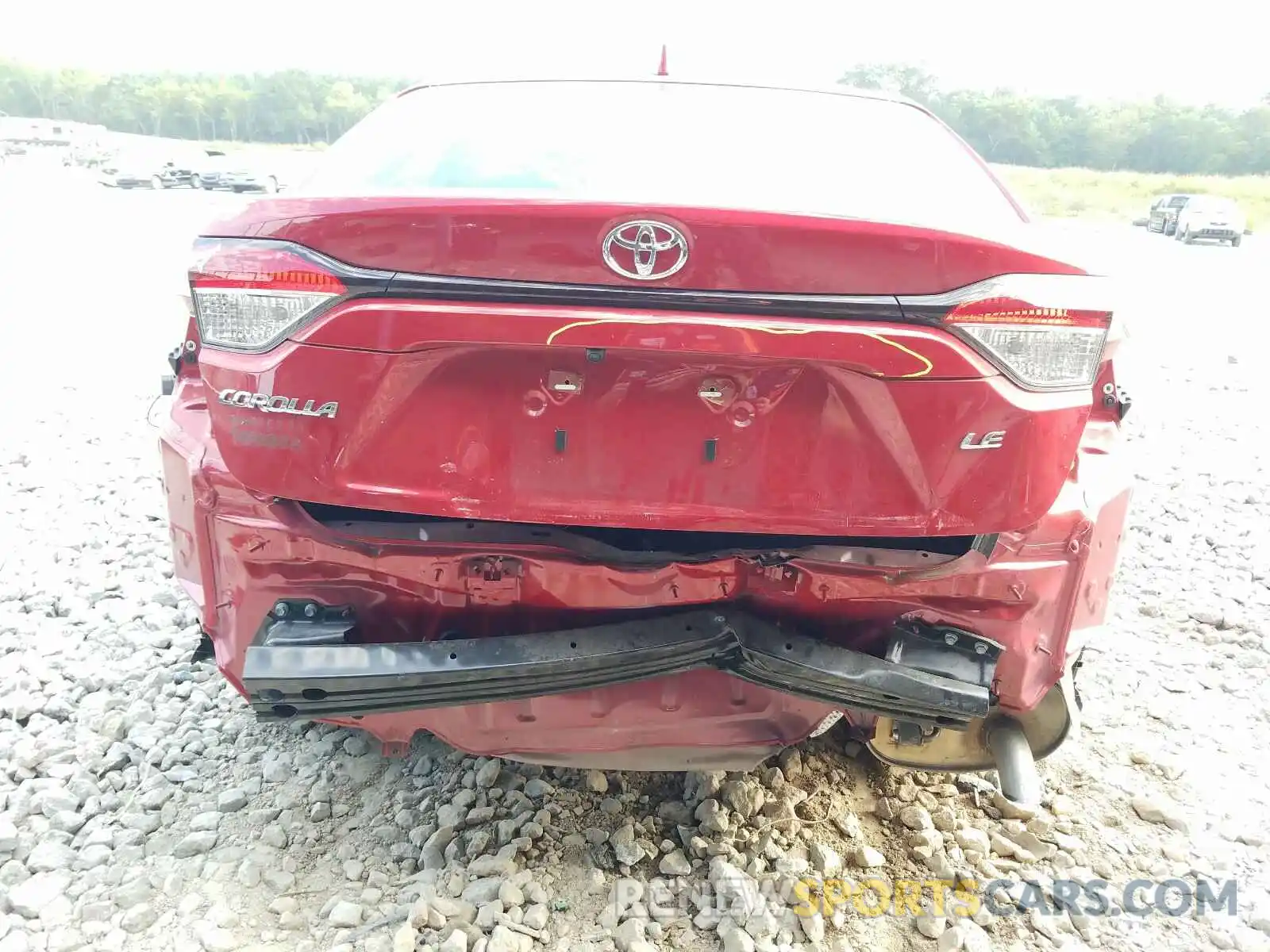 9 Photograph of a damaged car JTDEPRAEXLJ009674 TOYOTA COROLLA 2020