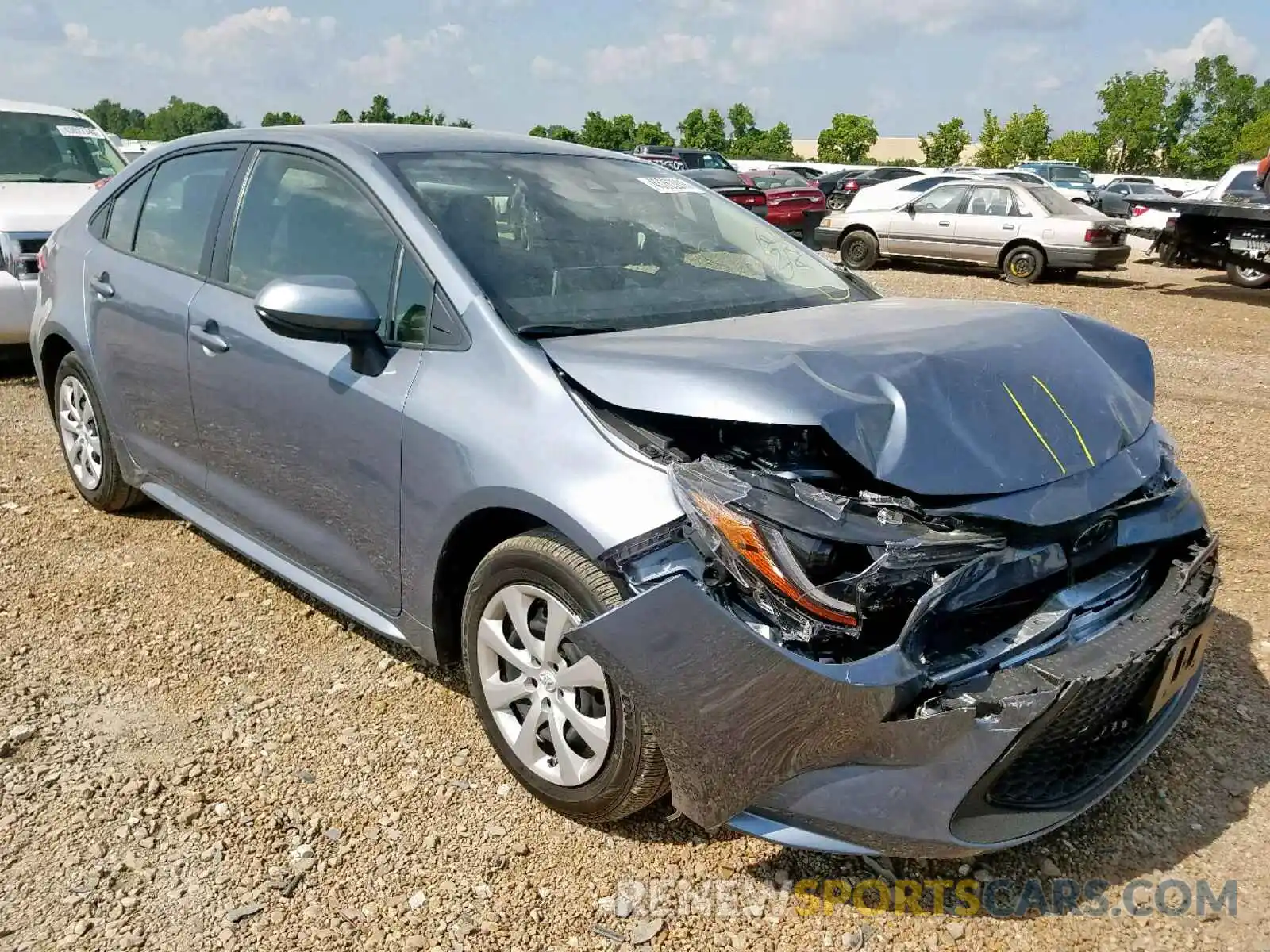 1 Photograph of a damaged car JTDEPRAEXLJ010324 TOYOTA COROLLA 2020