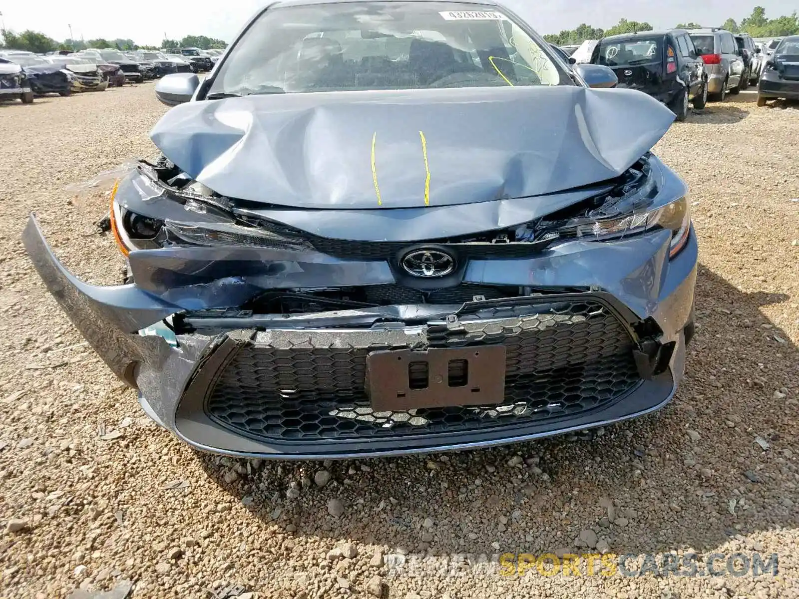 9 Photograph of a damaged car JTDEPRAEXLJ010324 TOYOTA COROLLA 2020