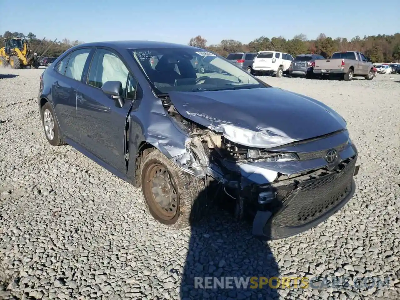 1 Photograph of a damaged car JTDEPRAEXLJ011537 TOYOTA COROLLA 2020