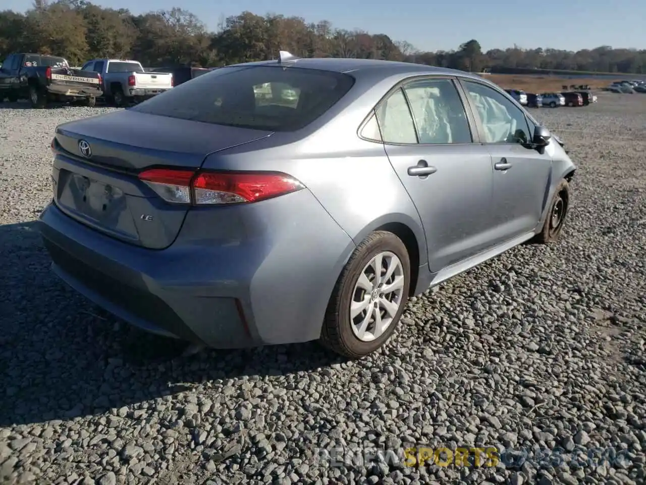 4 Photograph of a damaged car JTDEPRAEXLJ011537 TOYOTA COROLLA 2020