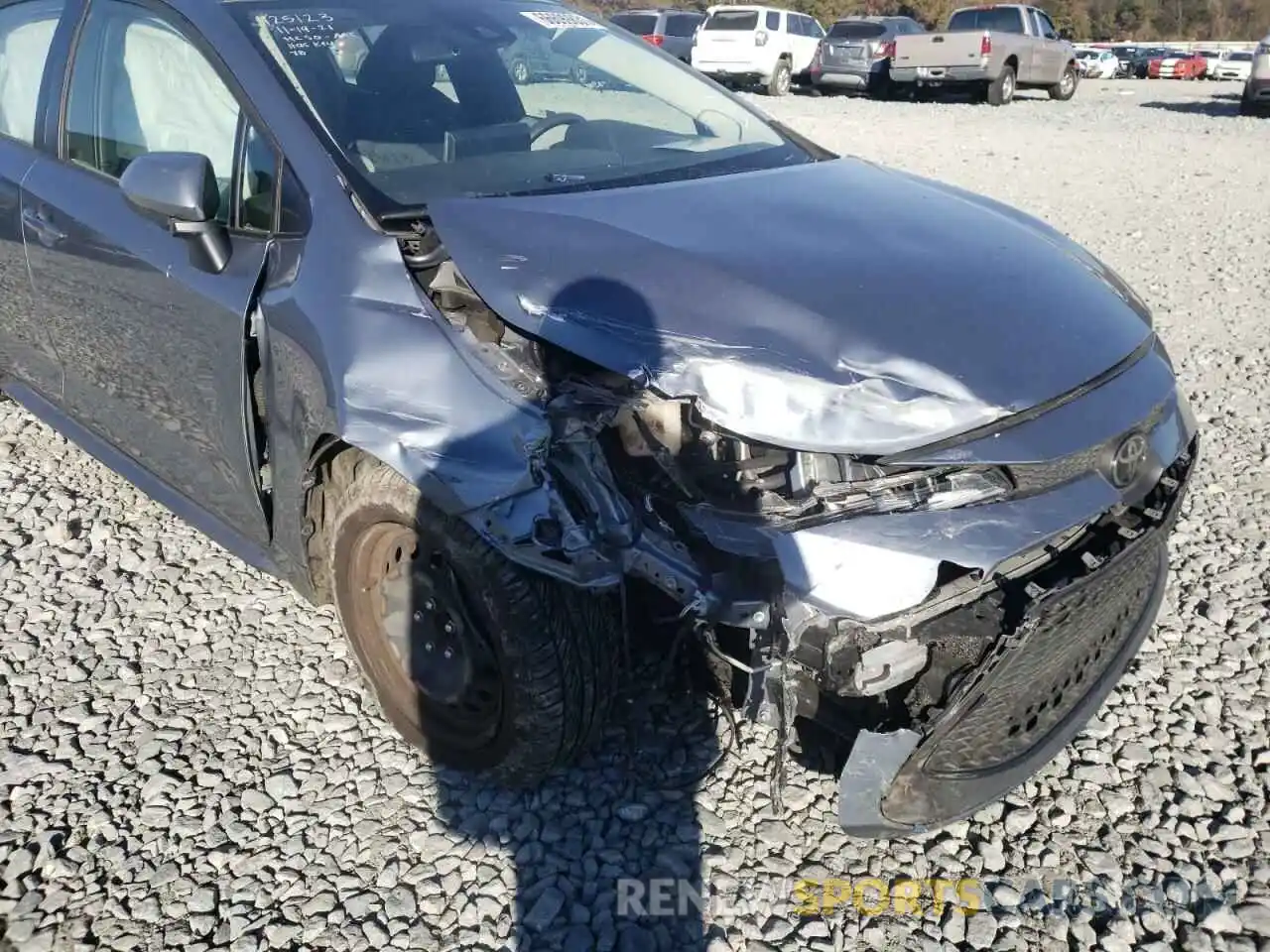 9 Photograph of a damaged car JTDEPRAEXLJ011537 TOYOTA COROLLA 2020