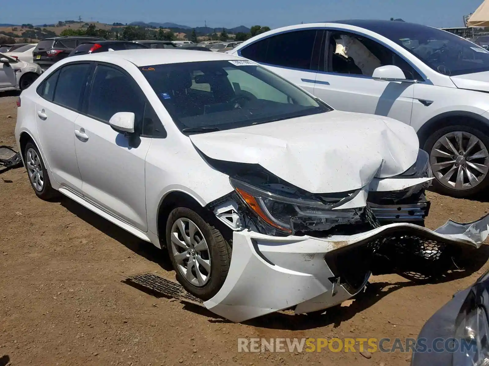 1 Photograph of a damaged car JTDEPRAEXLJ011778 TOYOTA COROLLA 2020