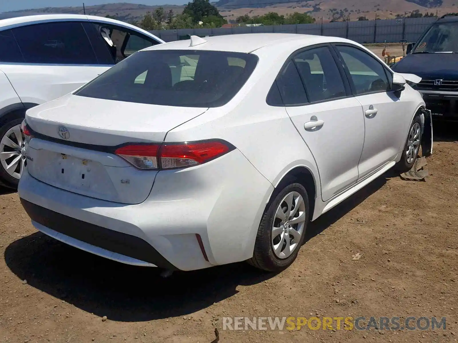 4 Photograph of a damaged car JTDEPRAEXLJ011778 TOYOTA COROLLA 2020