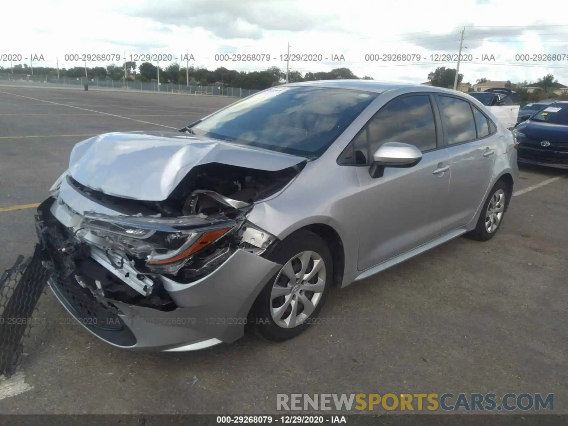 2 Photograph of a damaged car JTDEPRAEXLJ012123 TOYOTA COROLLA 2020