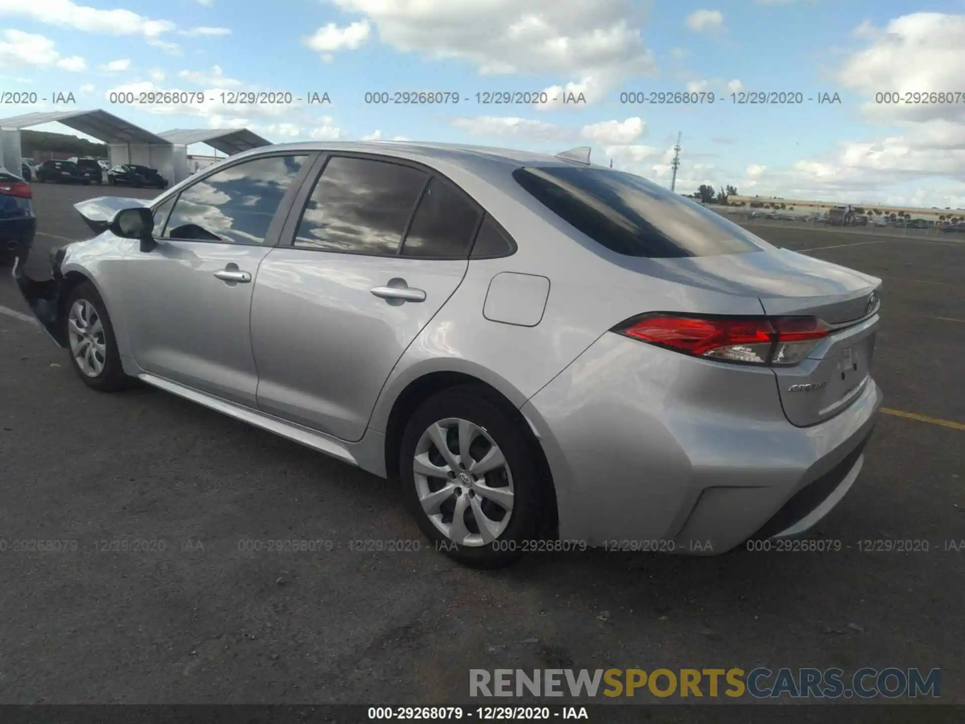 3 Photograph of a damaged car JTDEPRAEXLJ012123 TOYOTA COROLLA 2020