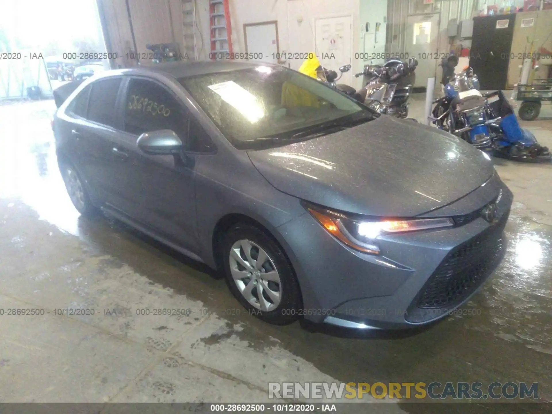 1 Photograph of a damaged car JTDEPRAEXLJ013045 TOYOTA COROLLA 2020