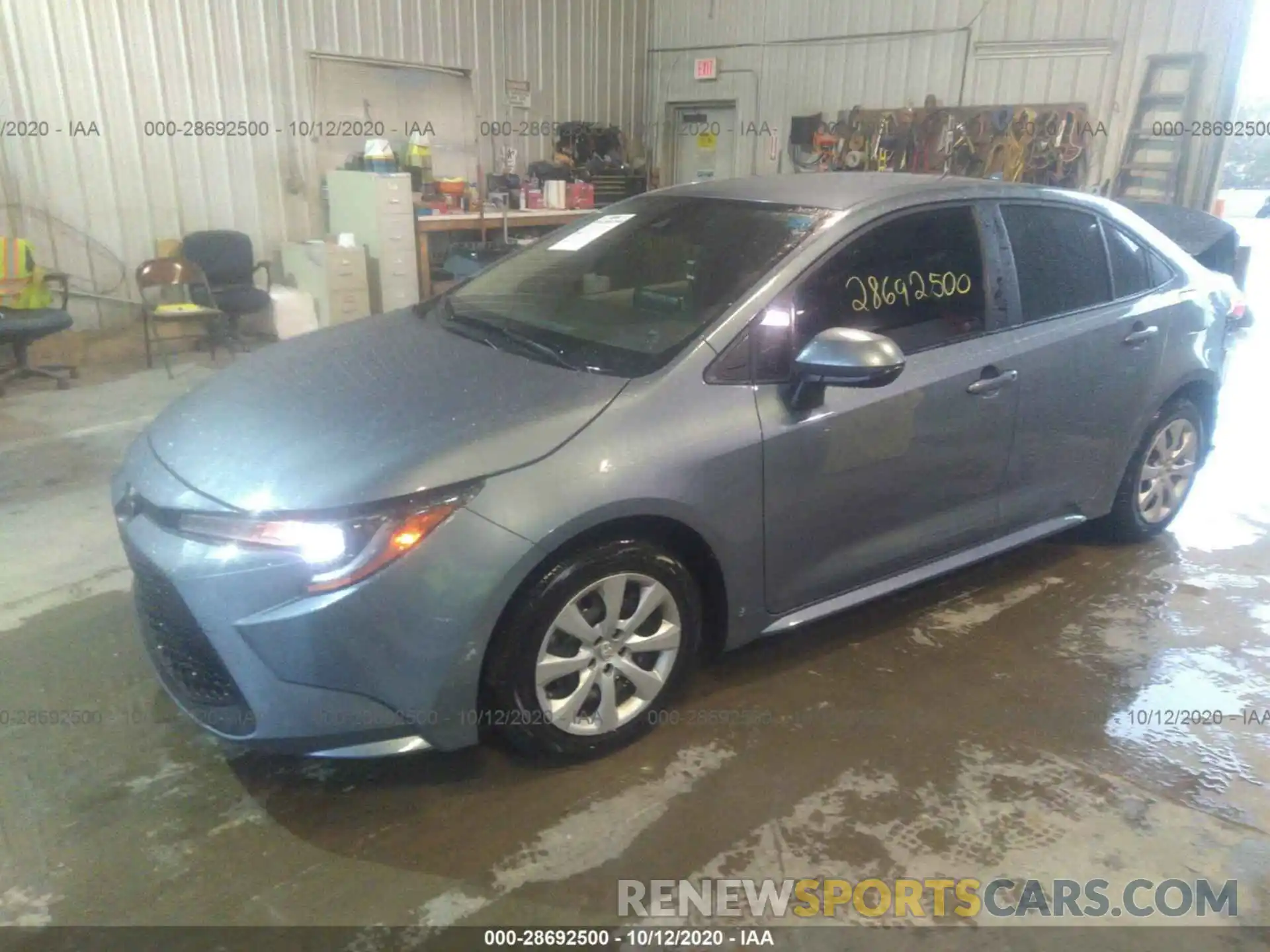 2 Photograph of a damaged car JTDEPRAEXLJ013045 TOYOTA COROLLA 2020