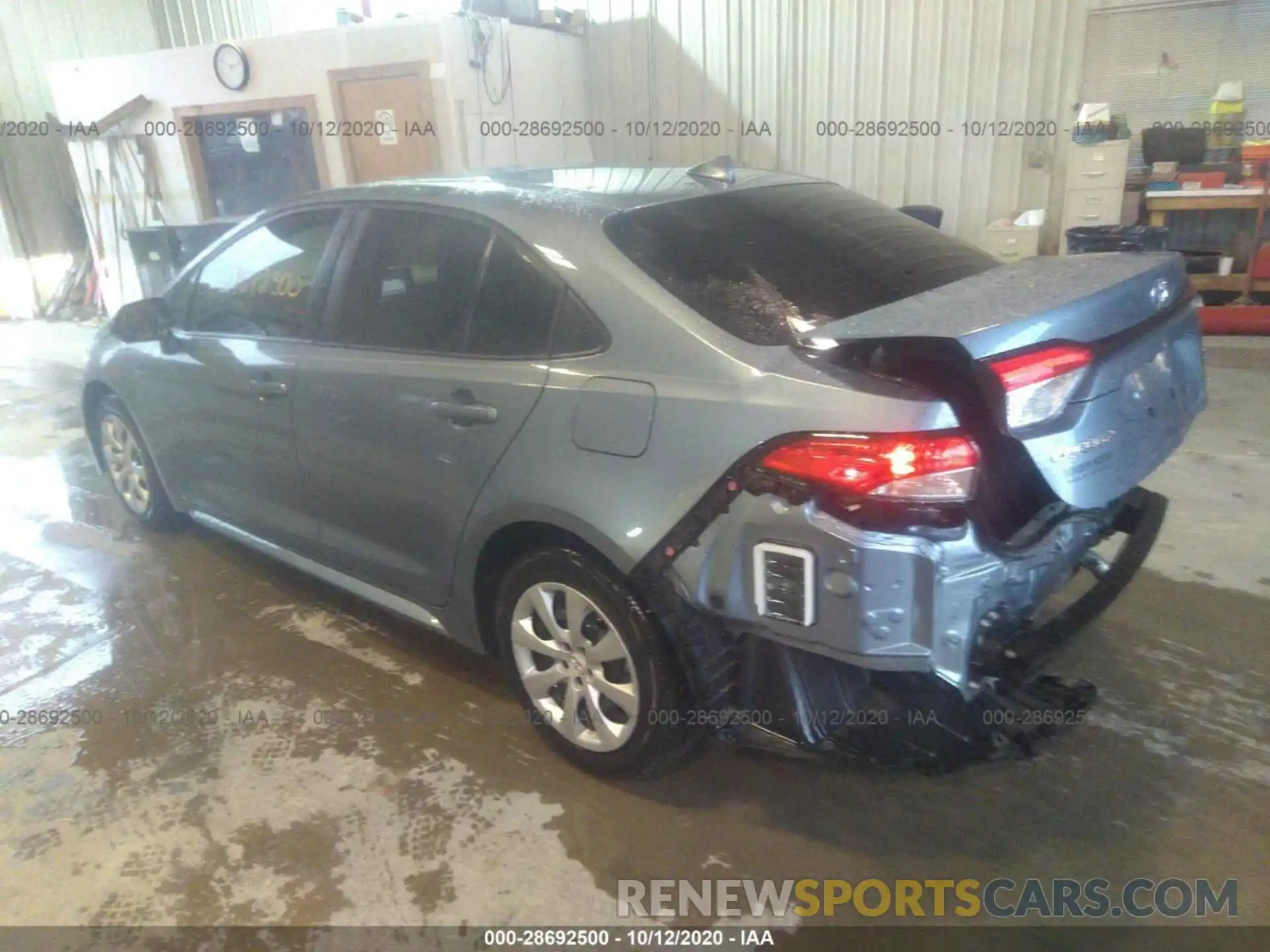 3 Photograph of a damaged car JTDEPRAEXLJ013045 TOYOTA COROLLA 2020