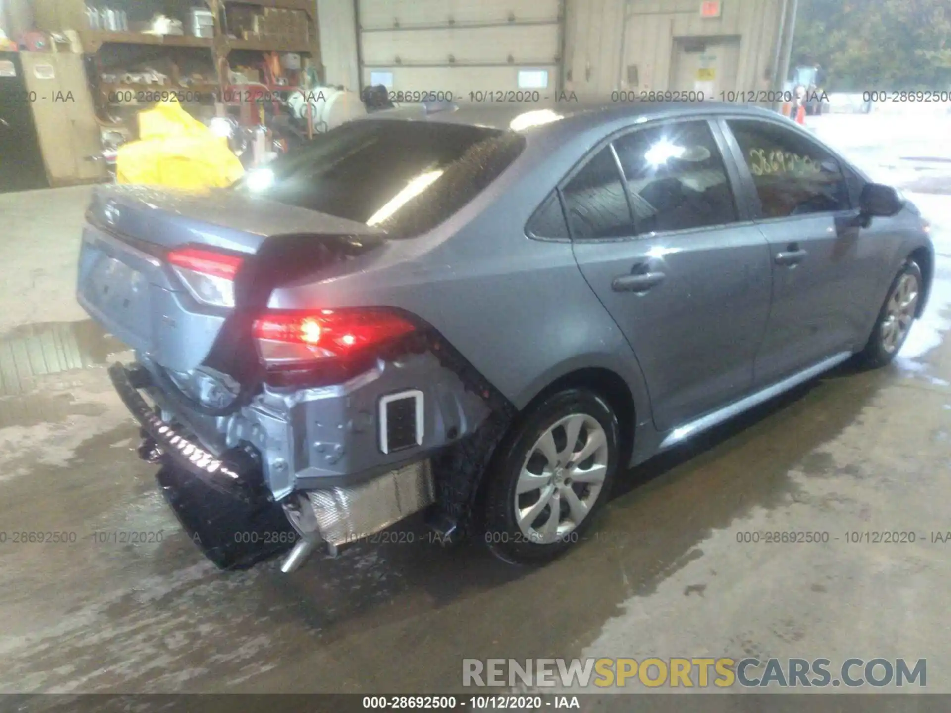 4 Photograph of a damaged car JTDEPRAEXLJ013045 TOYOTA COROLLA 2020