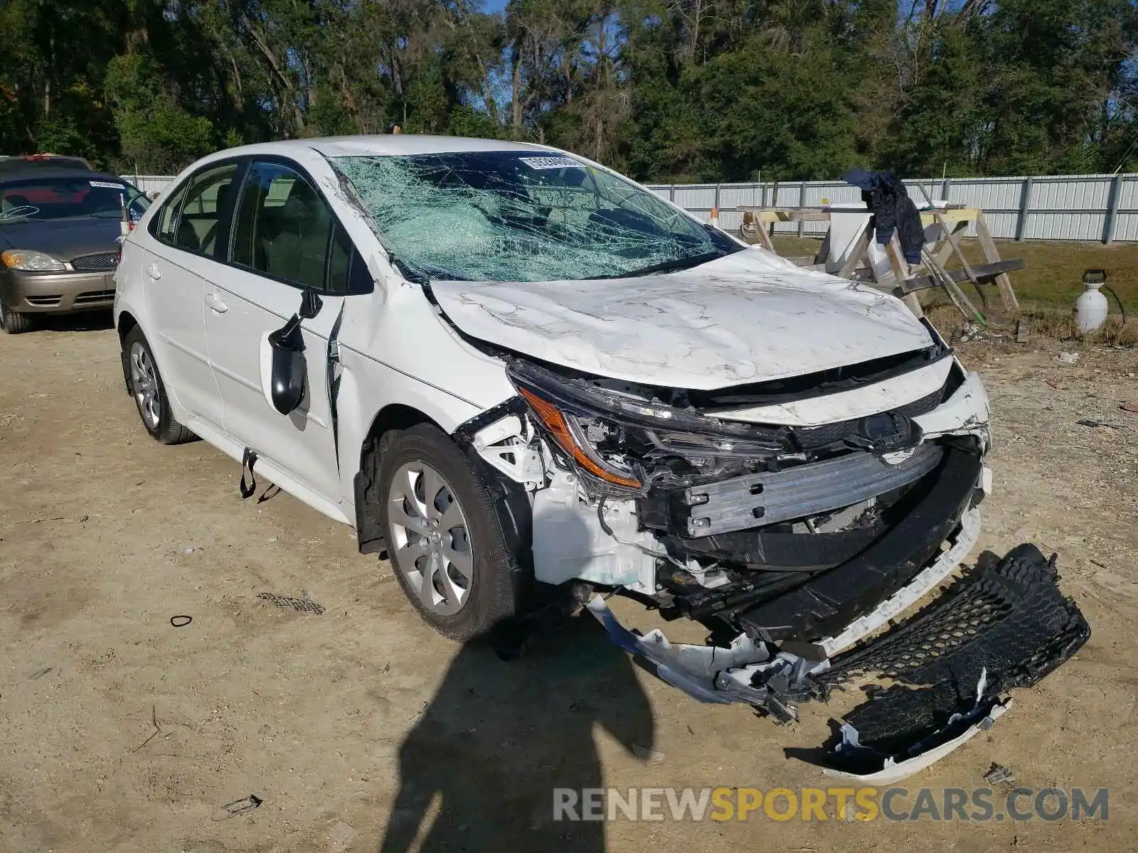 1 Photograph of a damaged car JTDEPRAEXLJ013188 TOYOTA COROLLA 2020