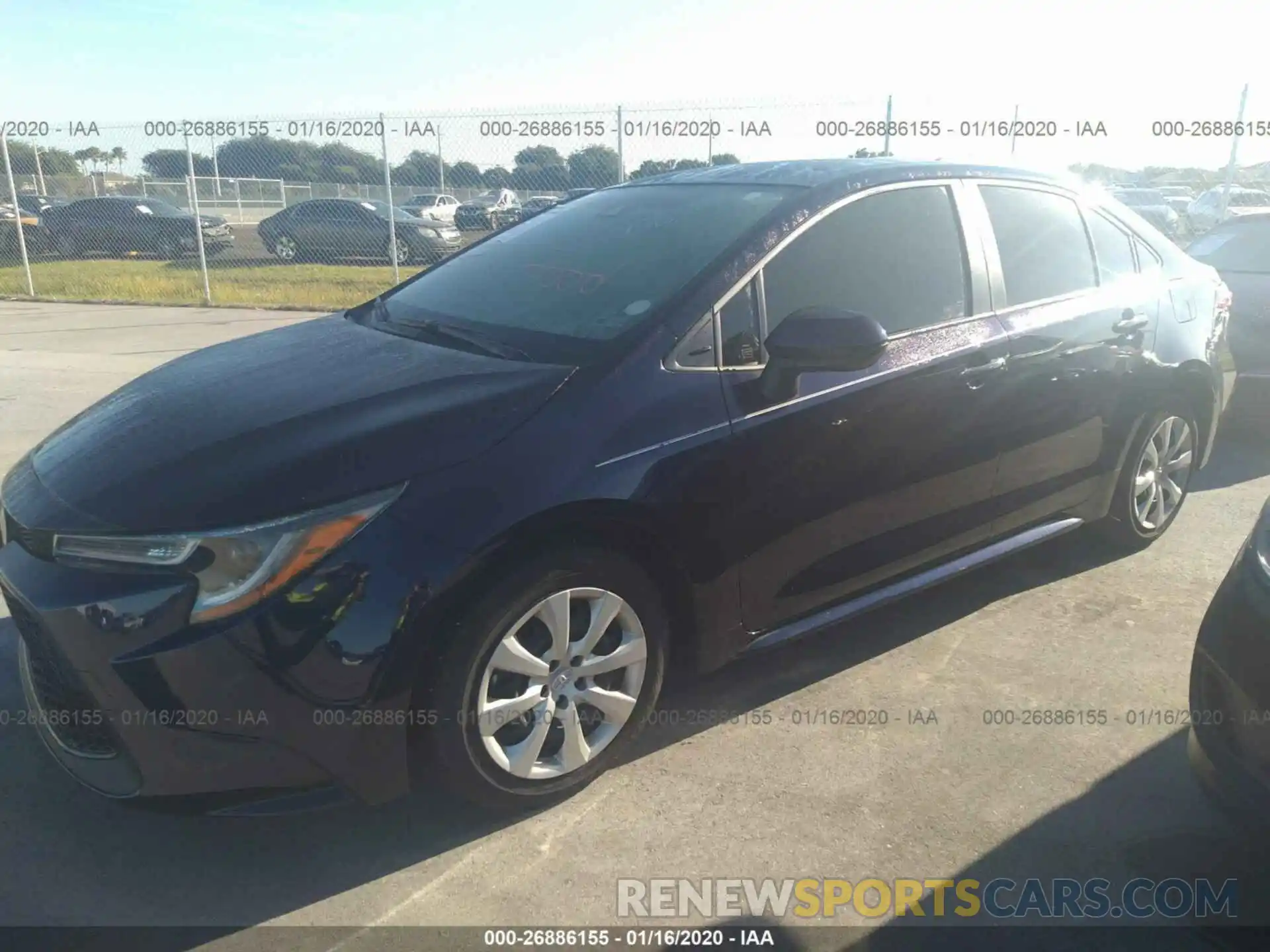 2 Photograph of a damaged car JTDEPRAEXLJ013983 TOYOTA COROLLA 2020