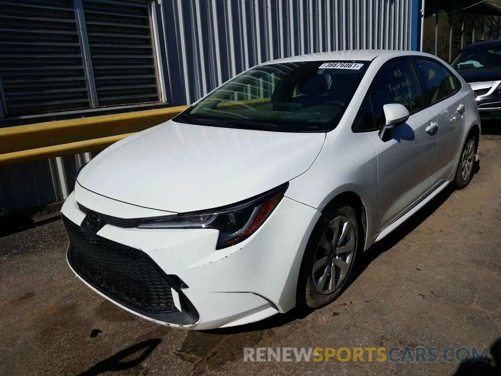 2 Photograph of a damaged car JTDEPRAEXLJ014146 TOYOTA COROLLA 2020