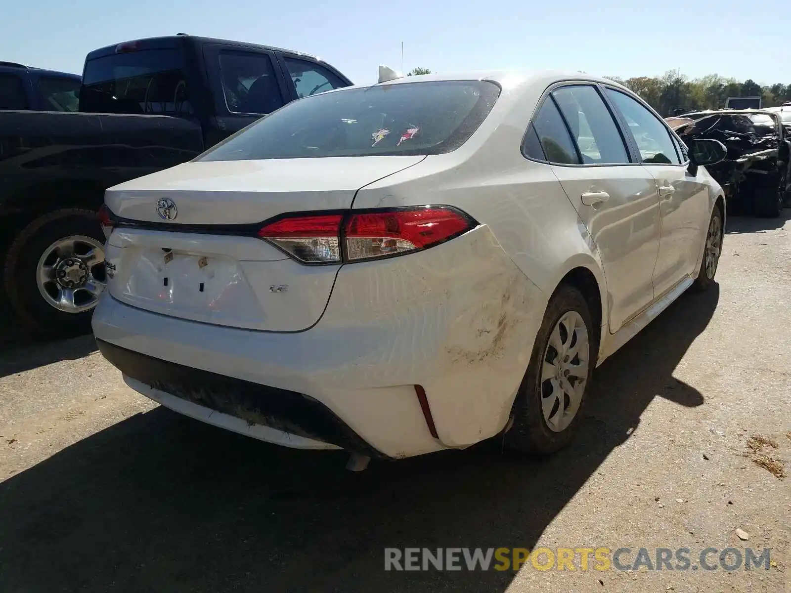 4 Photograph of a damaged car JTDEPRAEXLJ014146 TOYOTA COROLLA 2020