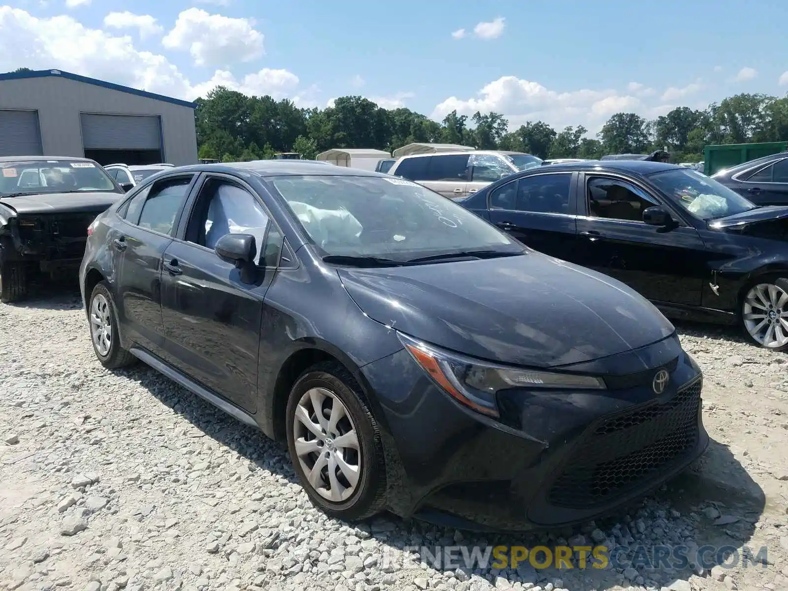 1 Photograph of a damaged car JTDEPRAEXLJ014213 TOYOTA COROLLA 2020