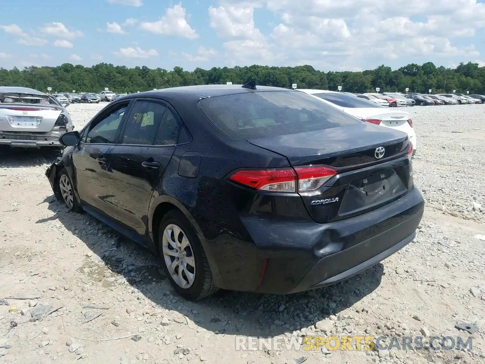 3 Photograph of a damaged car JTDEPRAEXLJ014213 TOYOTA COROLLA 2020