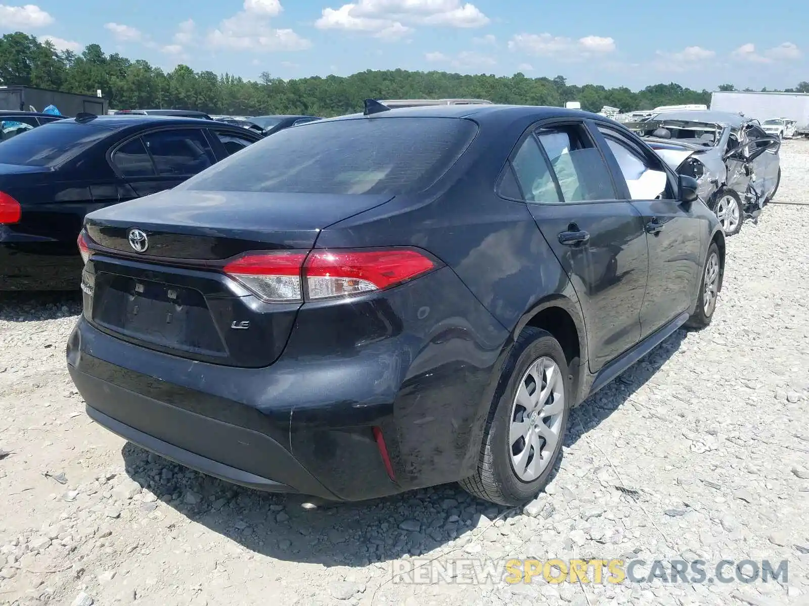 4 Photograph of a damaged car JTDEPRAEXLJ014213 TOYOTA COROLLA 2020