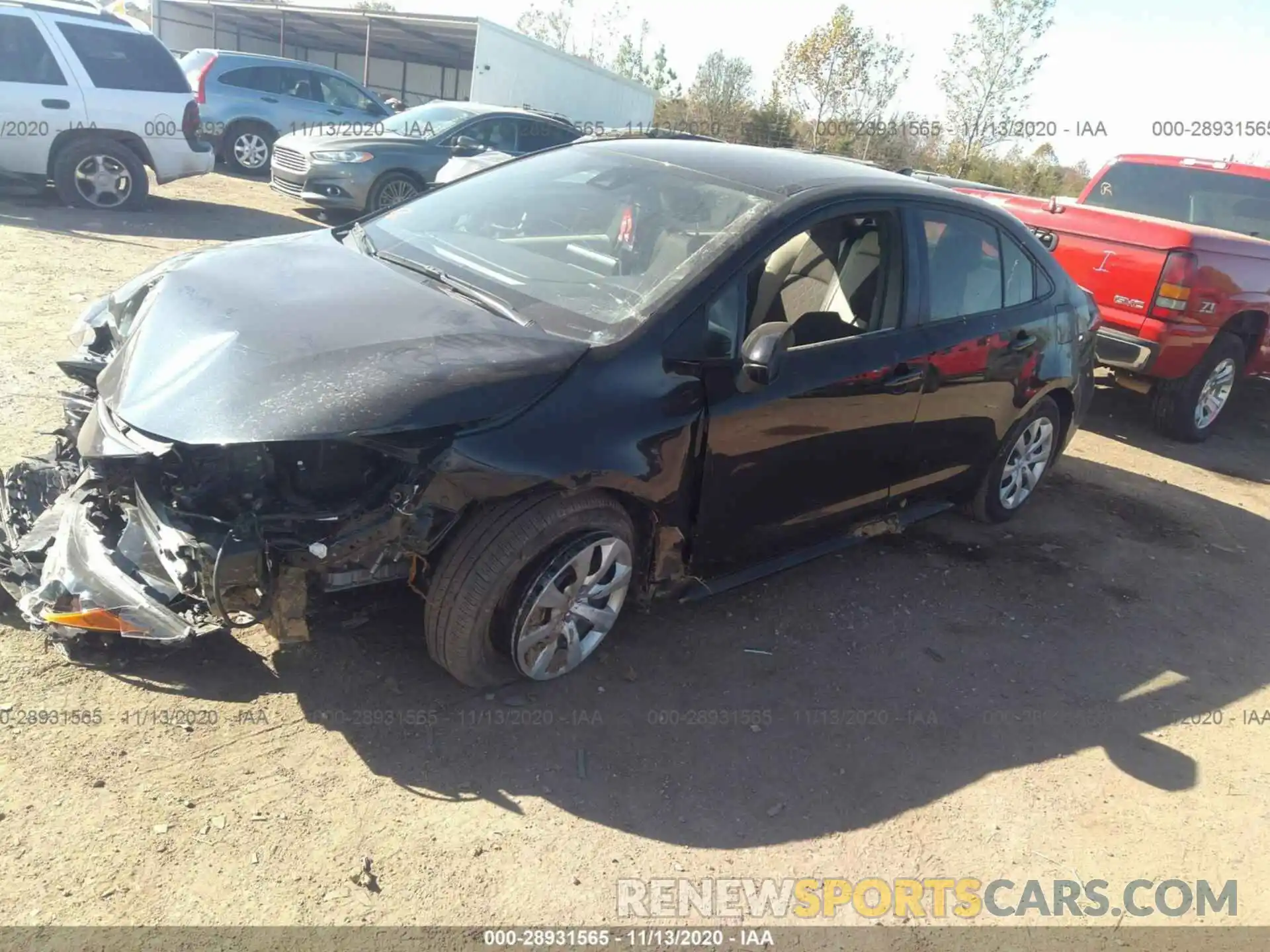 2 Photograph of a damaged car JTDEPRAEXLJ014342 TOYOTA COROLLA 2020