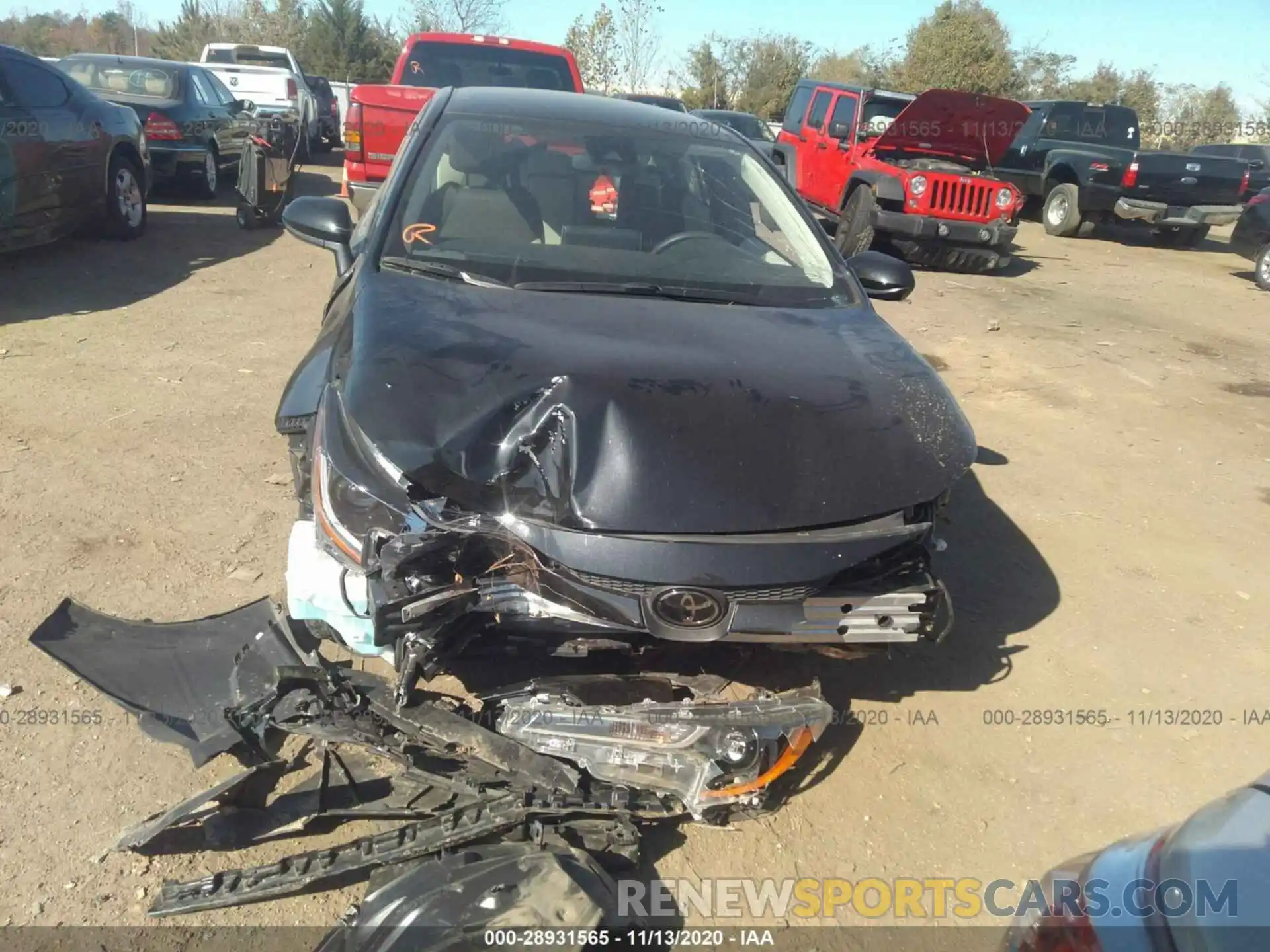 6 Photograph of a damaged car JTDEPRAEXLJ014342 TOYOTA COROLLA 2020