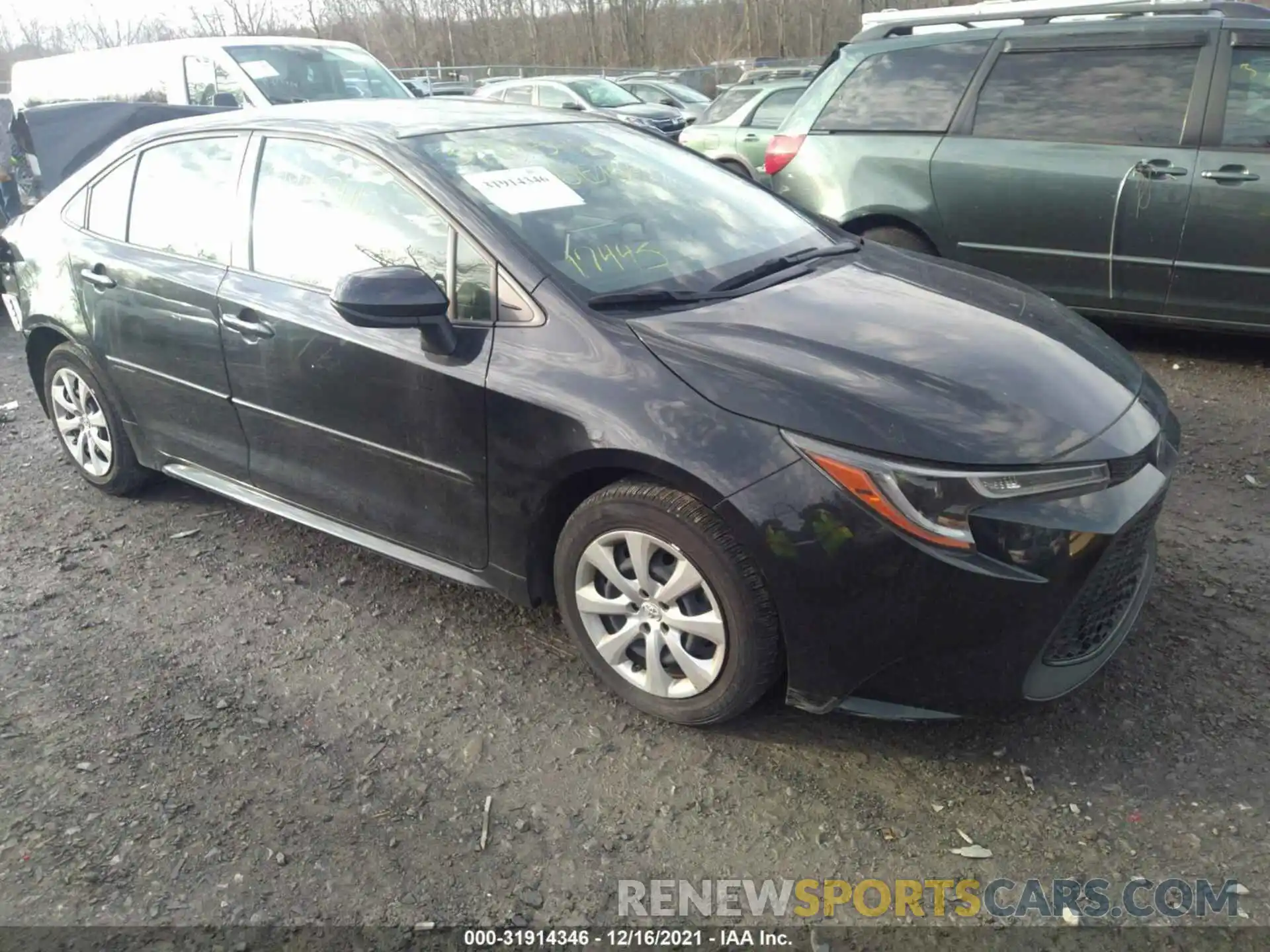 1 Photograph of a damaged car JTDEPRAEXLJ014888 TOYOTA COROLLA 2020