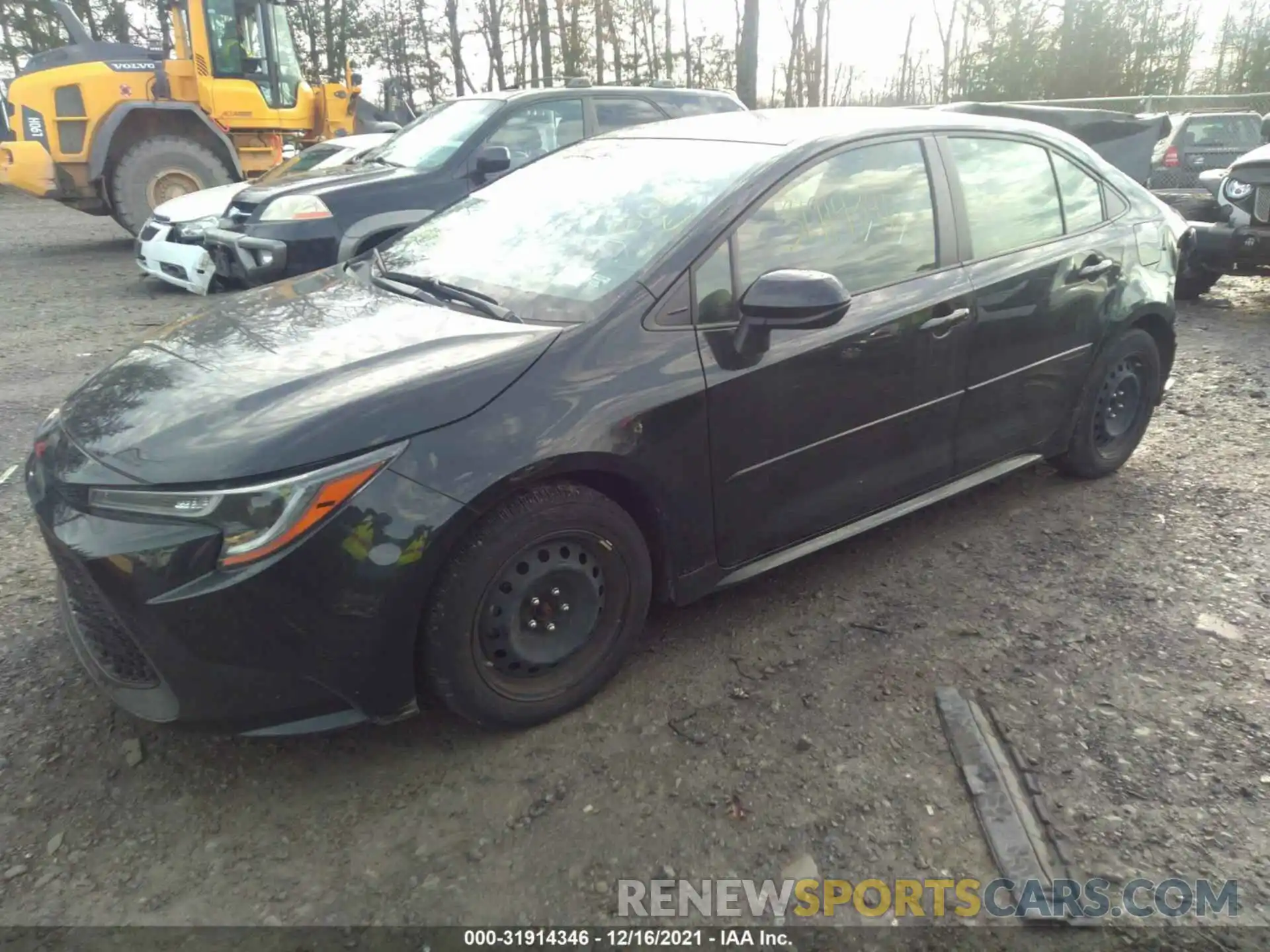 2 Photograph of a damaged car JTDEPRAEXLJ014888 TOYOTA COROLLA 2020