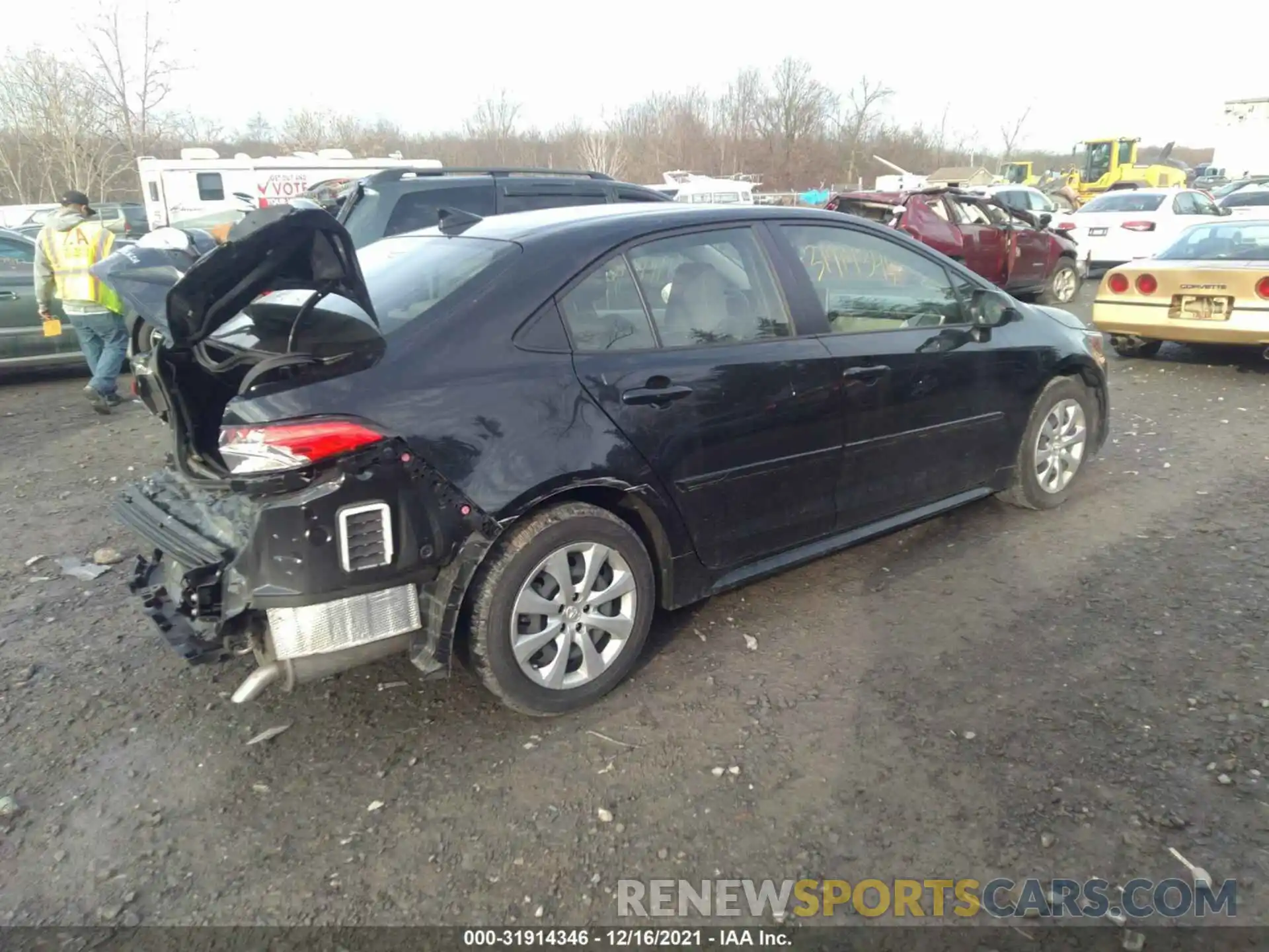 4 Photograph of a damaged car JTDEPRAEXLJ014888 TOYOTA COROLLA 2020