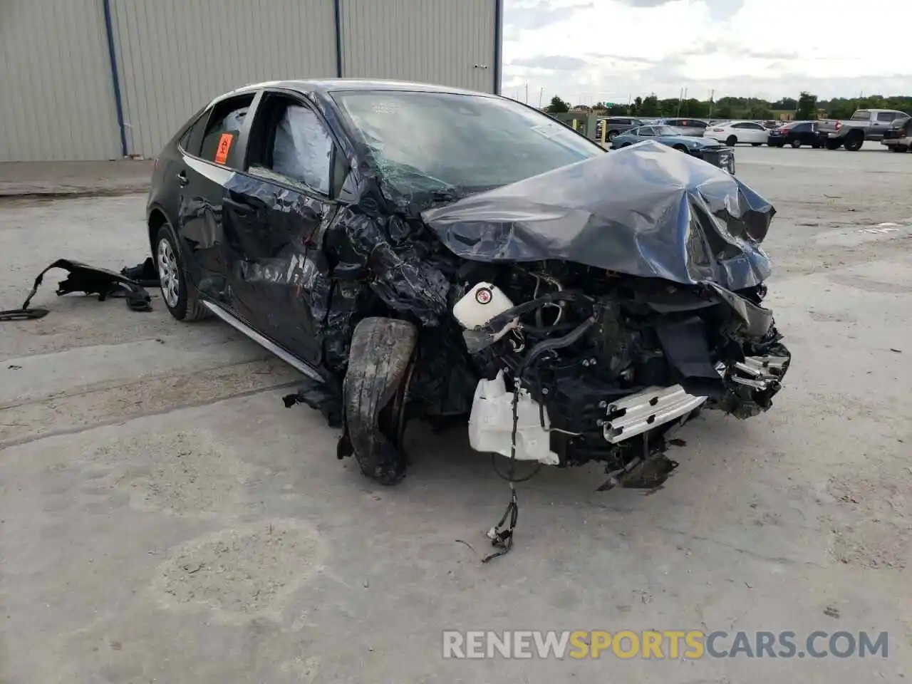 1 Photograph of a damaged car JTDEPRAEXLJ014907 TOYOTA COROLLA 2020