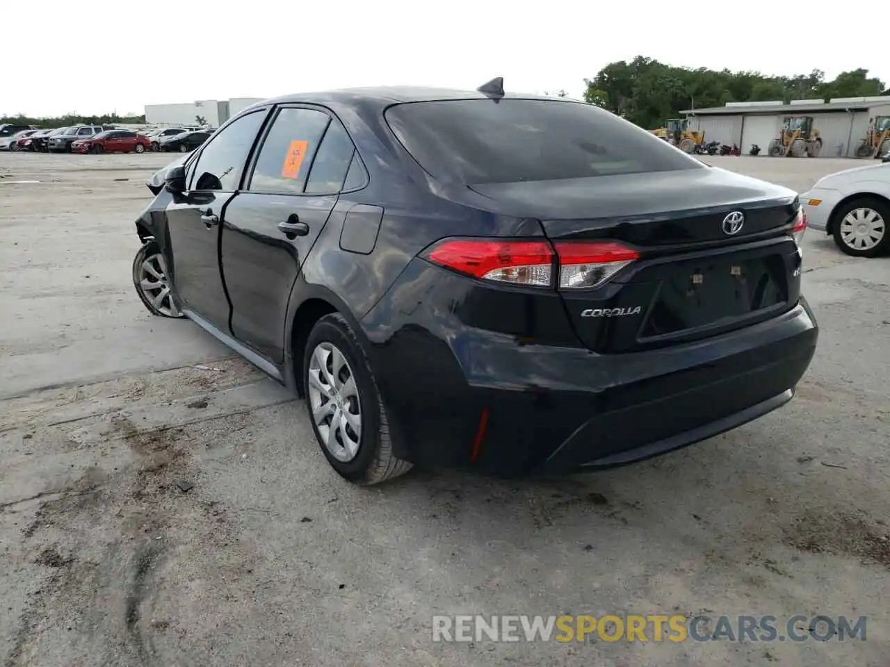 3 Photograph of a damaged car JTDEPRAEXLJ014907 TOYOTA COROLLA 2020