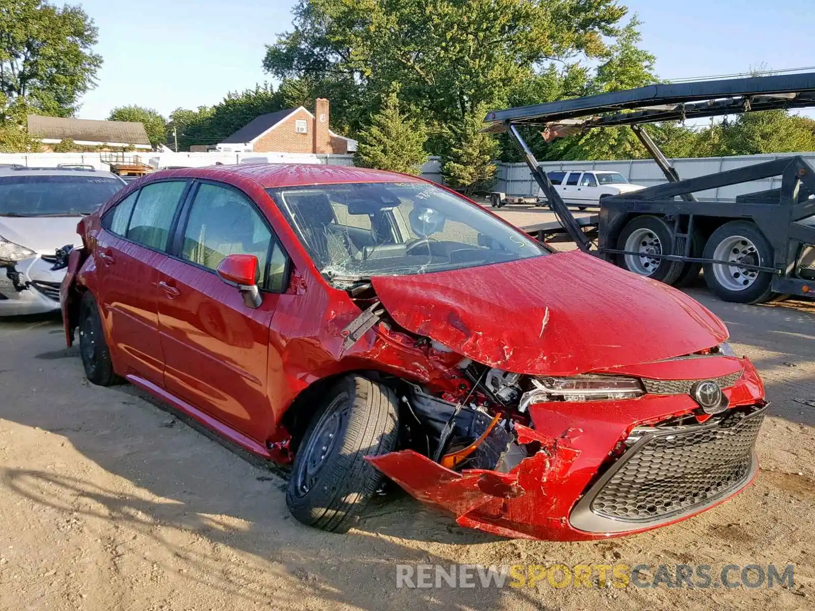 1 Photograph of a damaged car JTDEPRAEXLJ015328 TOYOTA COROLLA 2020