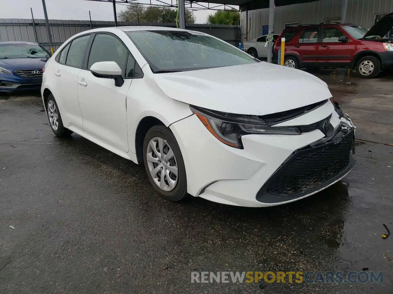 1 Photograph of a damaged car JTDEPRAEXLJ016821 TOYOTA COROLLA 2020