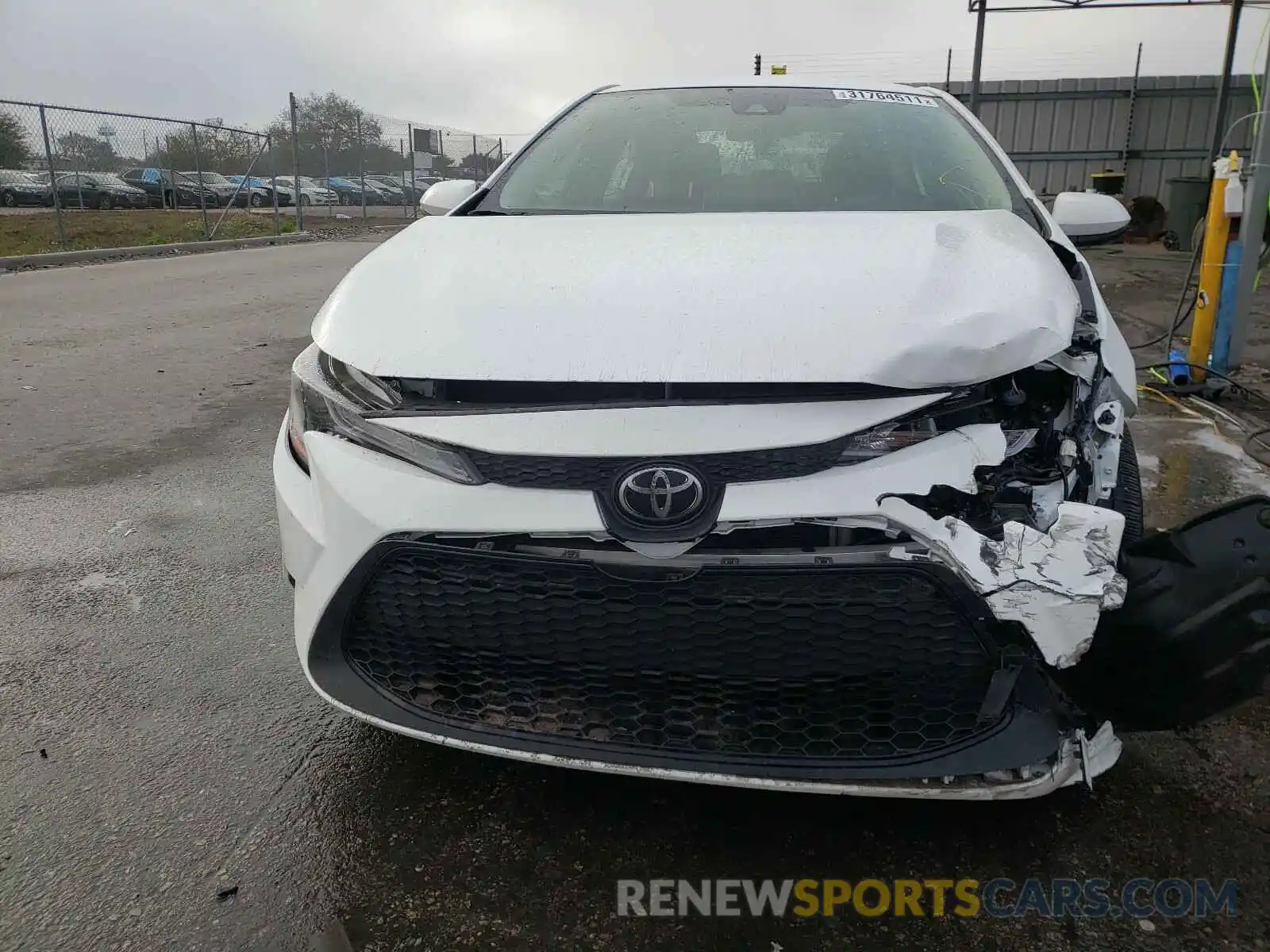 9 Photograph of a damaged car JTDEPRAEXLJ016821 TOYOTA COROLLA 2020