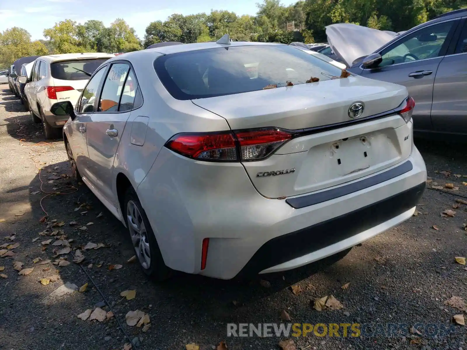 3 Photograph of a damaged car JTDEPRAEXLJ017127 TOYOTA COROLLA 2020