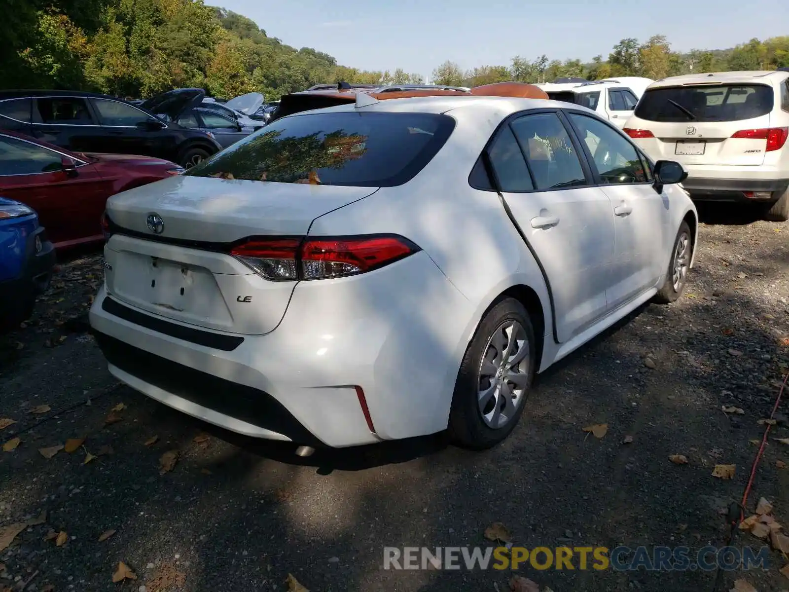 4 Photograph of a damaged car JTDEPRAEXLJ017127 TOYOTA COROLLA 2020