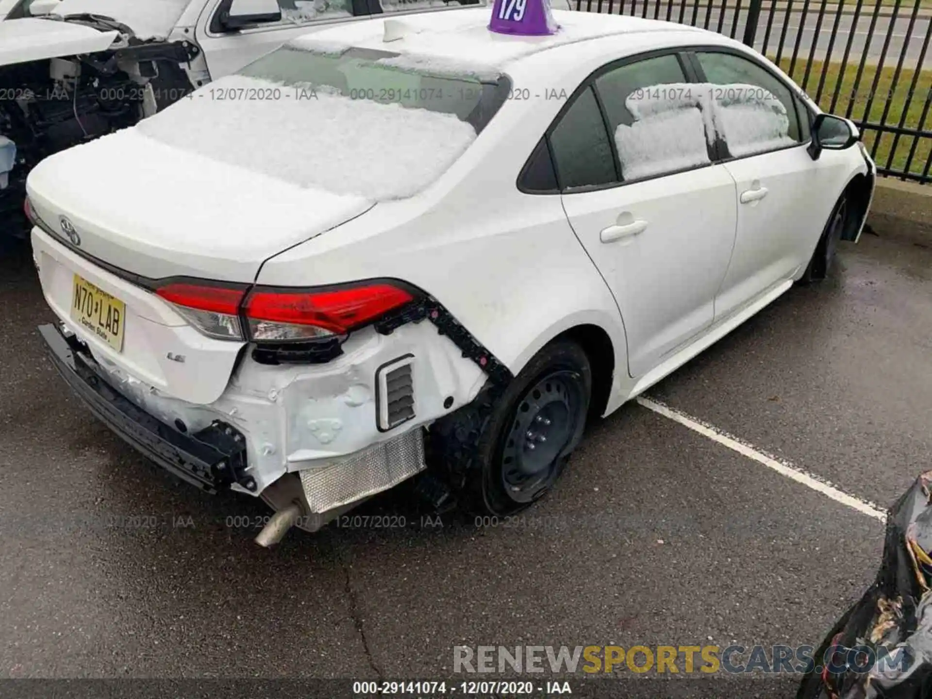 13 Photograph of a damaged car JTDEPRAEXLJ017760 TOYOTA COROLLA 2020