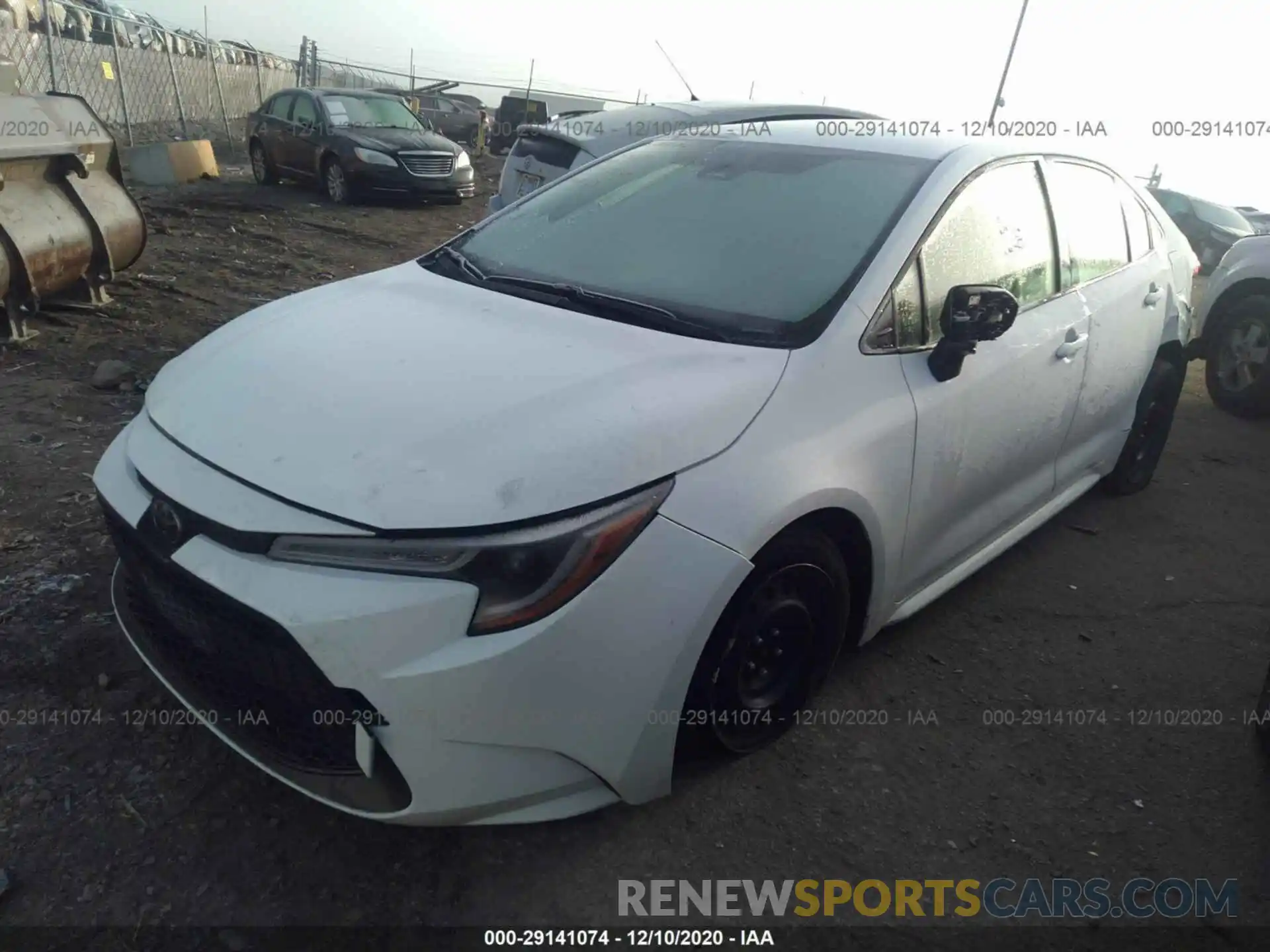 2 Photograph of a damaged car JTDEPRAEXLJ017760 TOYOTA COROLLA 2020