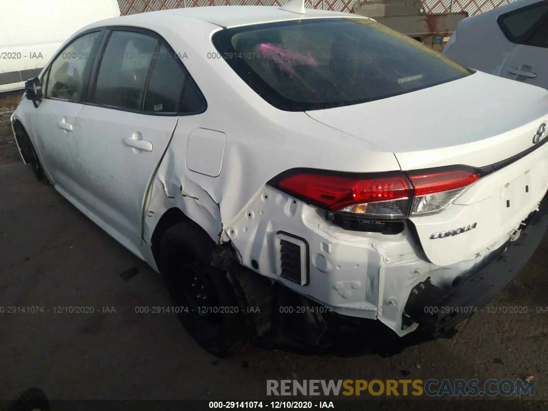 3 Photograph of a damaged car JTDEPRAEXLJ017760 TOYOTA COROLLA 2020