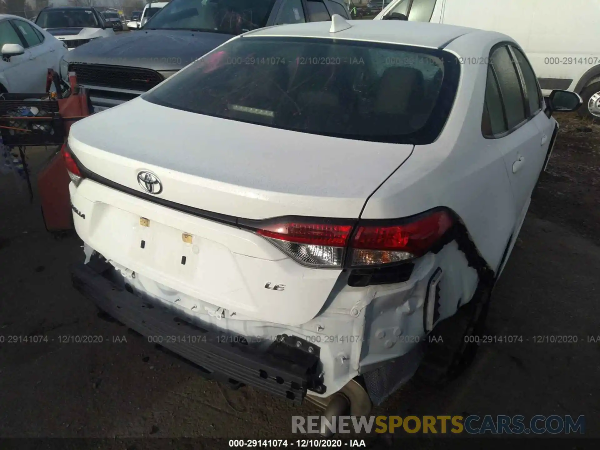 4 Photograph of a damaged car JTDEPRAEXLJ017760 TOYOTA COROLLA 2020