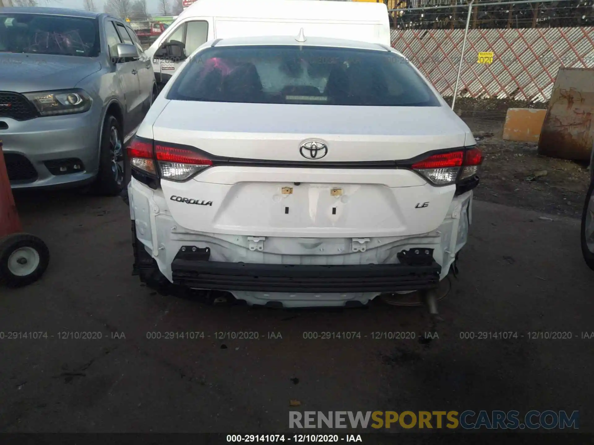 6 Photograph of a damaged car JTDEPRAEXLJ017760 TOYOTA COROLLA 2020