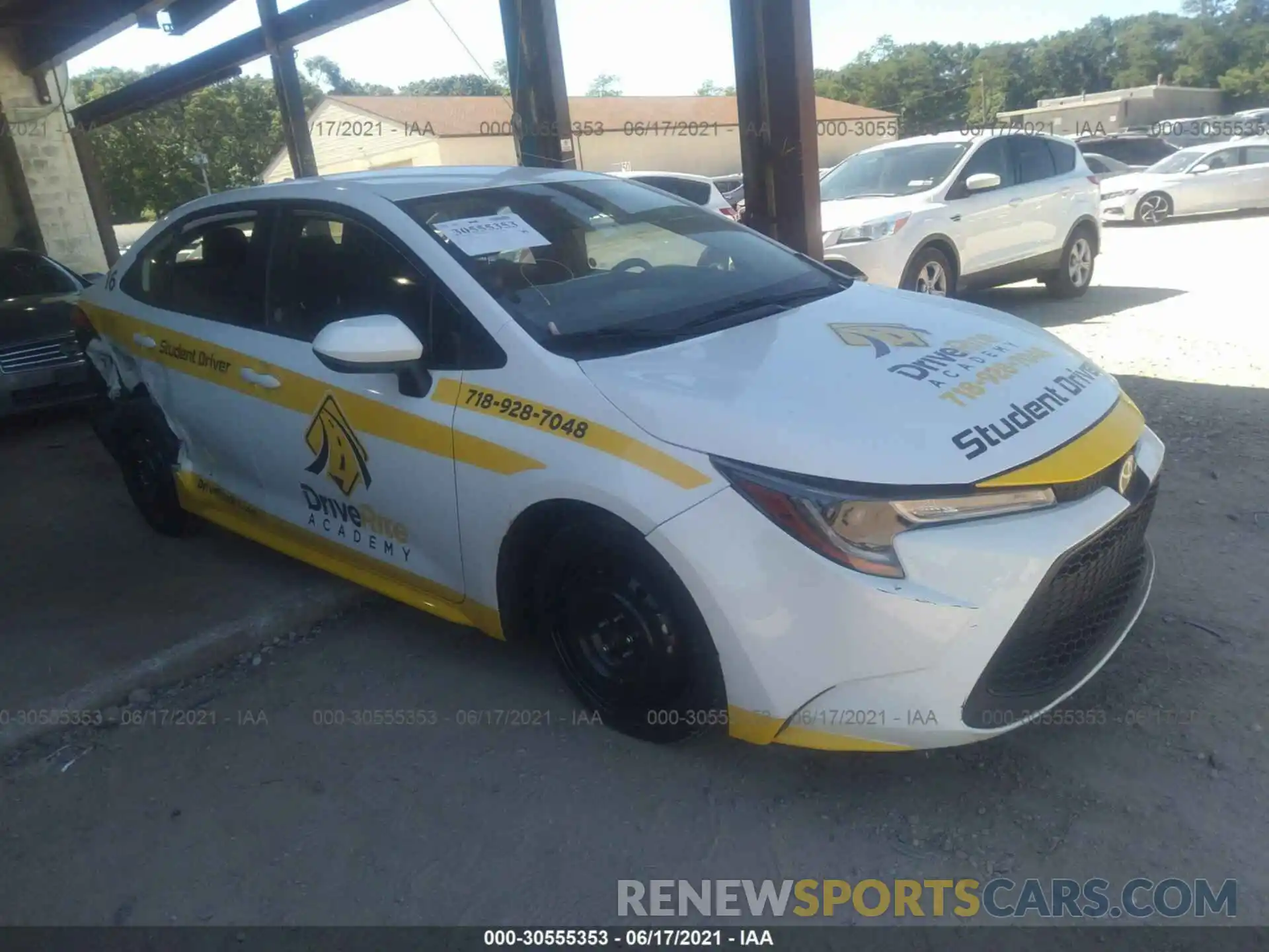 1 Photograph of a damaged car JTDEPRAEXLJ018200 TOYOTA COROLLA 2020