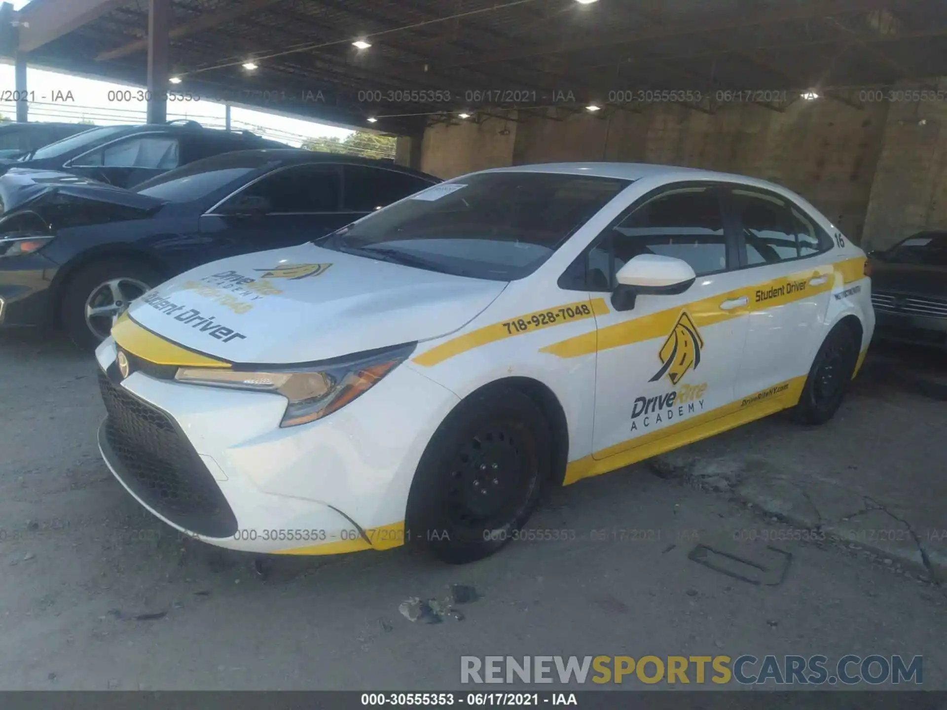 2 Photograph of a damaged car JTDEPRAEXLJ018200 TOYOTA COROLLA 2020