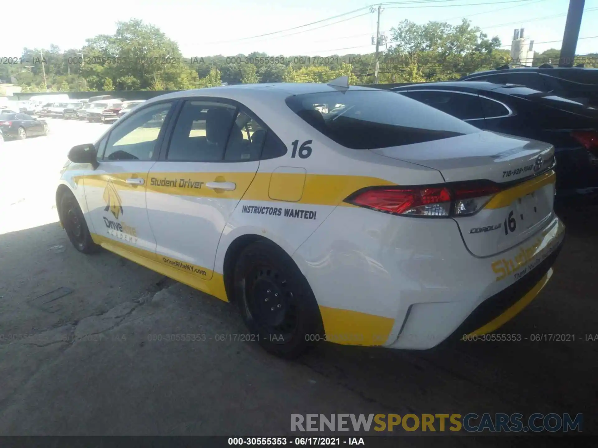 3 Photograph of a damaged car JTDEPRAEXLJ018200 TOYOTA COROLLA 2020