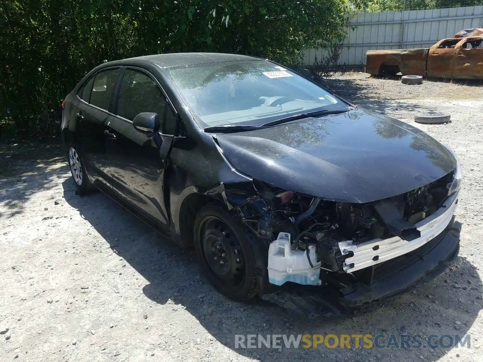 1 Photograph of a damaged car JTDEPRAEXLJ018293 TOYOTA COROLLA 2020