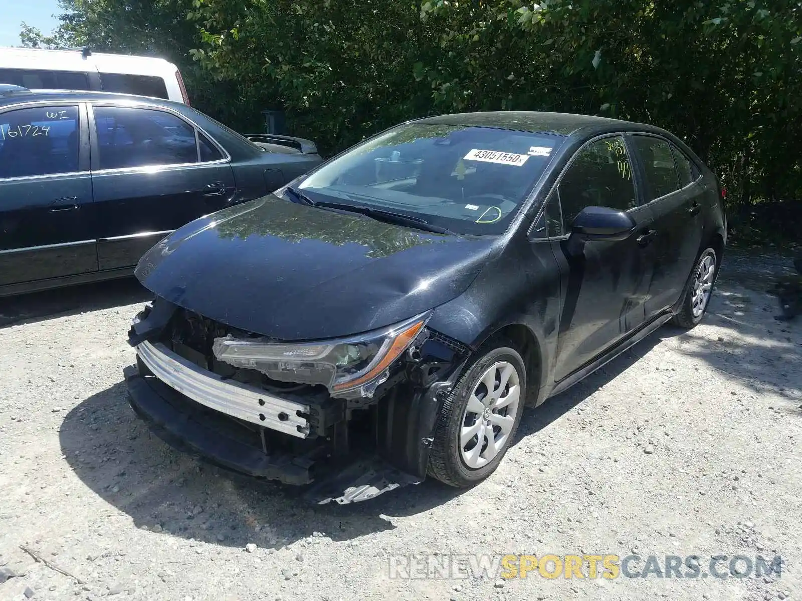 2 Photograph of a damaged car JTDEPRAEXLJ018293 TOYOTA COROLLA 2020