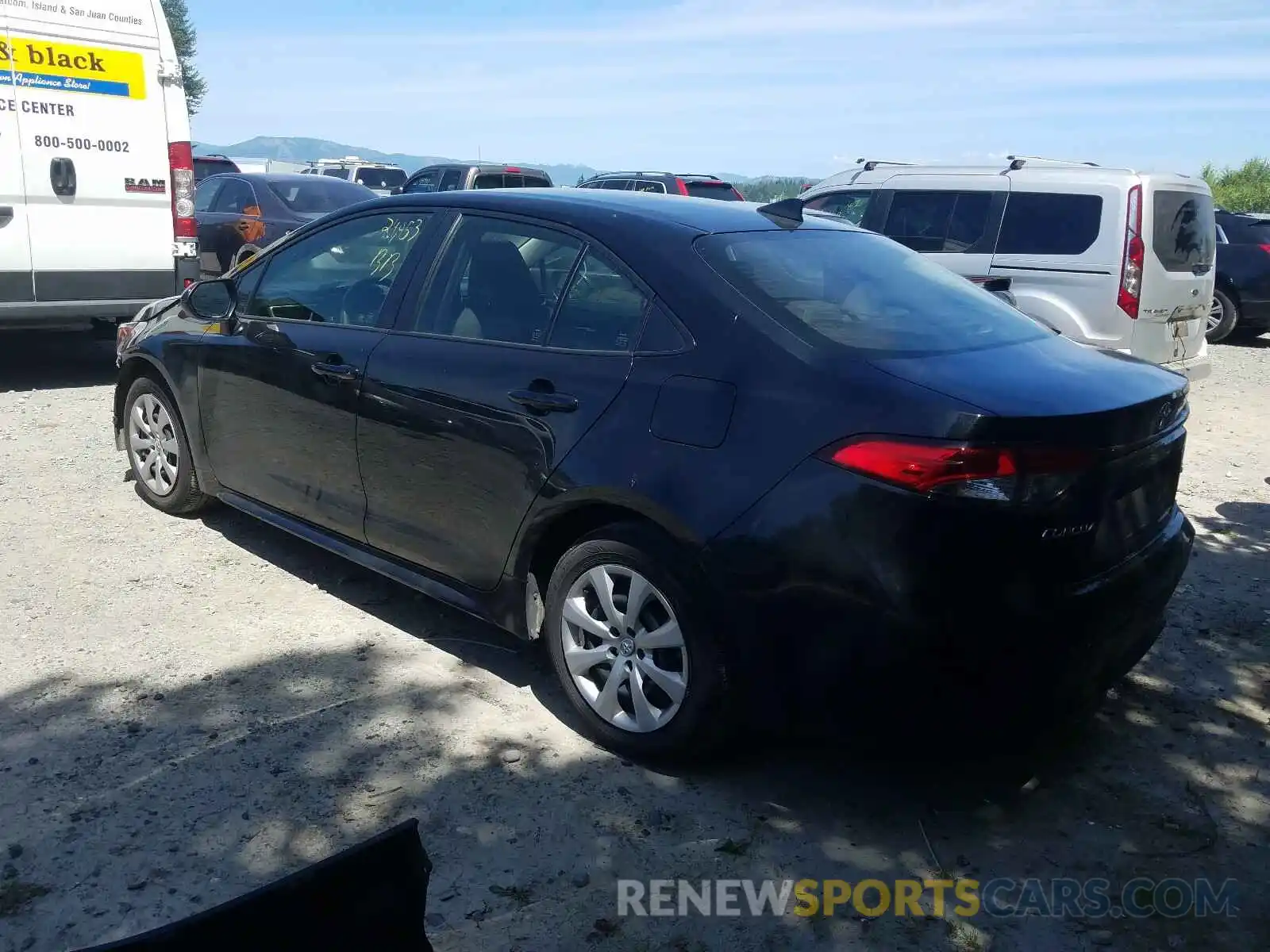 3 Photograph of a damaged car JTDEPRAEXLJ018293 TOYOTA COROLLA 2020