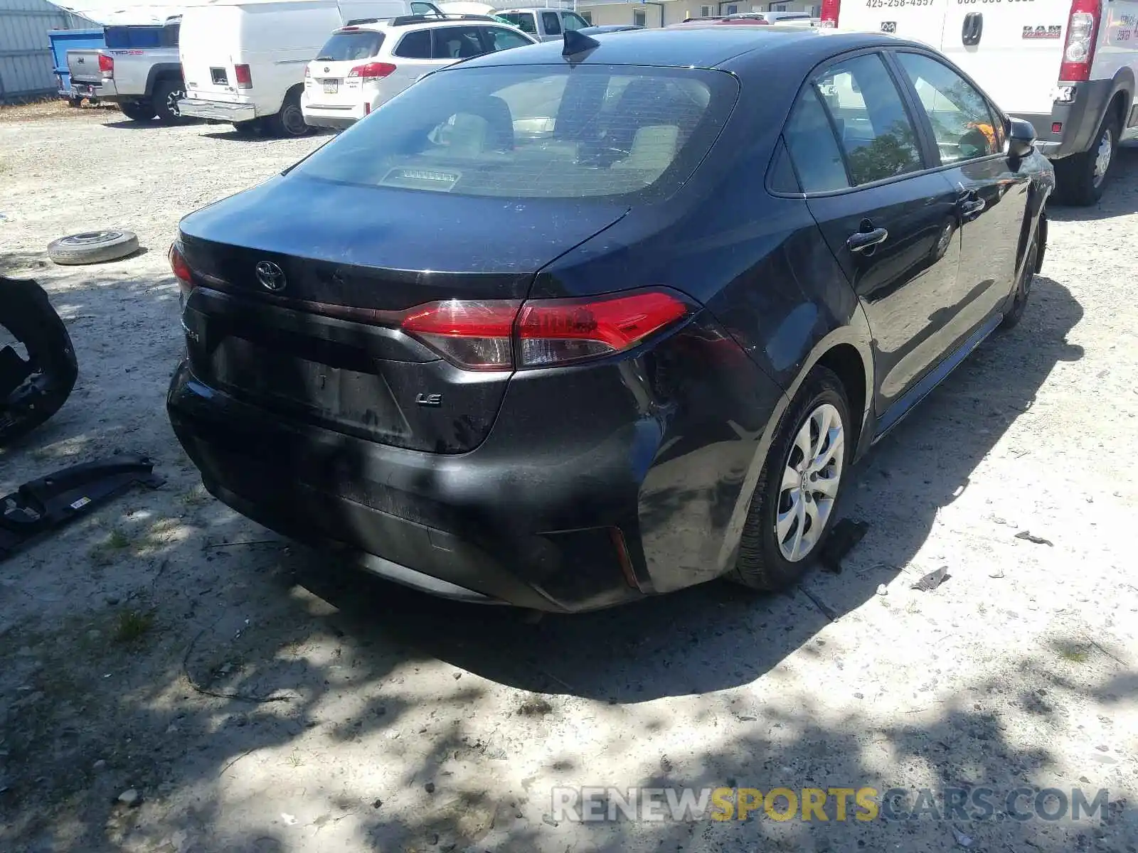 4 Photograph of a damaged car JTDEPRAEXLJ018293 TOYOTA COROLLA 2020