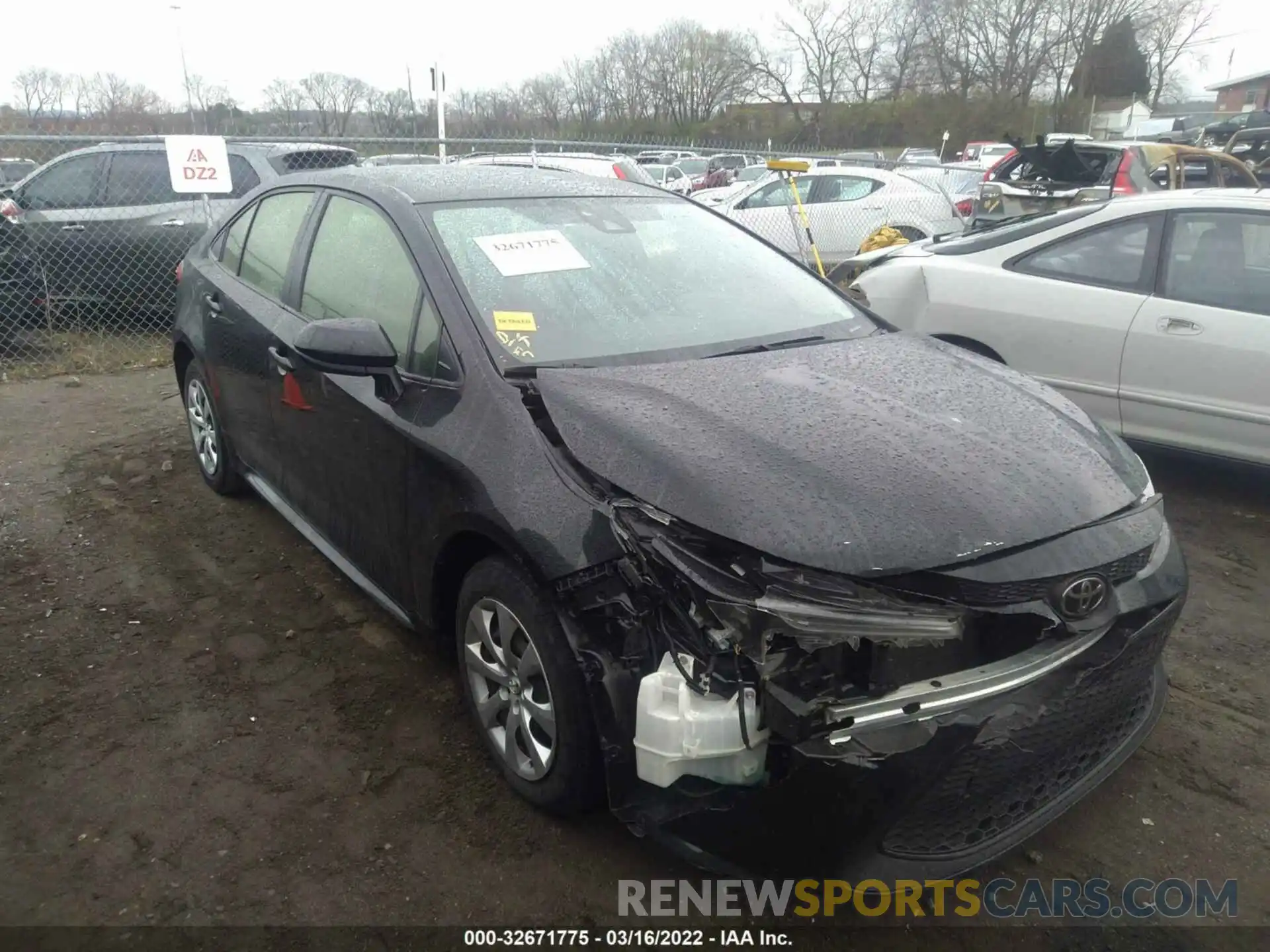 1 Photograph of a damaged car JTDEPRAEXLJ018441 TOYOTA COROLLA 2020