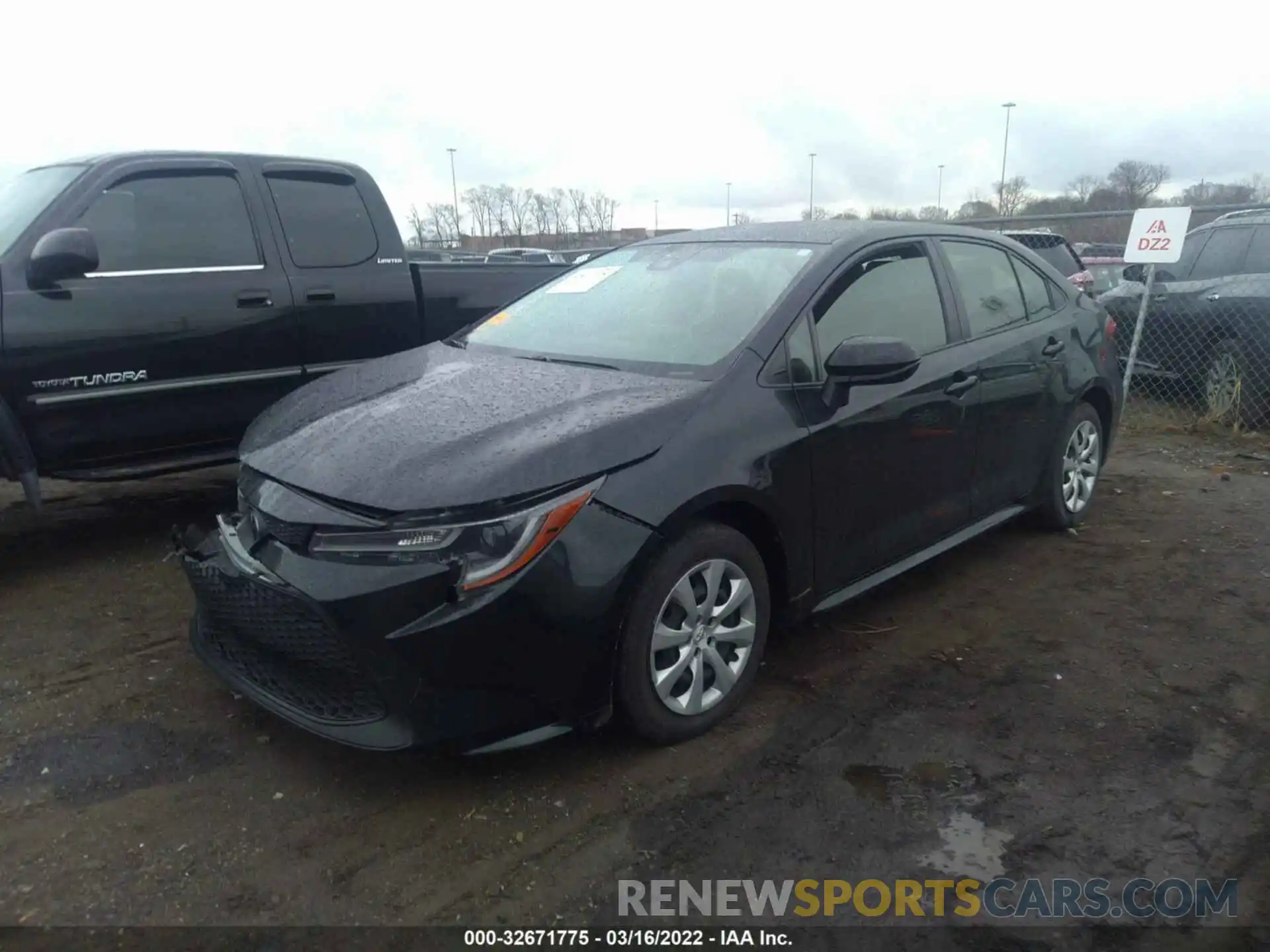 2 Photograph of a damaged car JTDEPRAEXLJ018441 TOYOTA COROLLA 2020