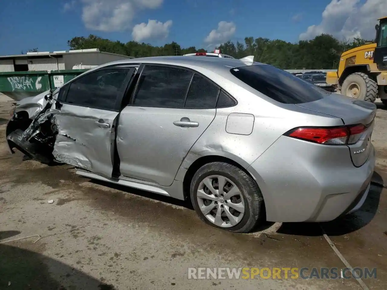 2 Photograph of a damaged car JTDEPRAEXLJ018486 TOYOTA COROLLA 2020