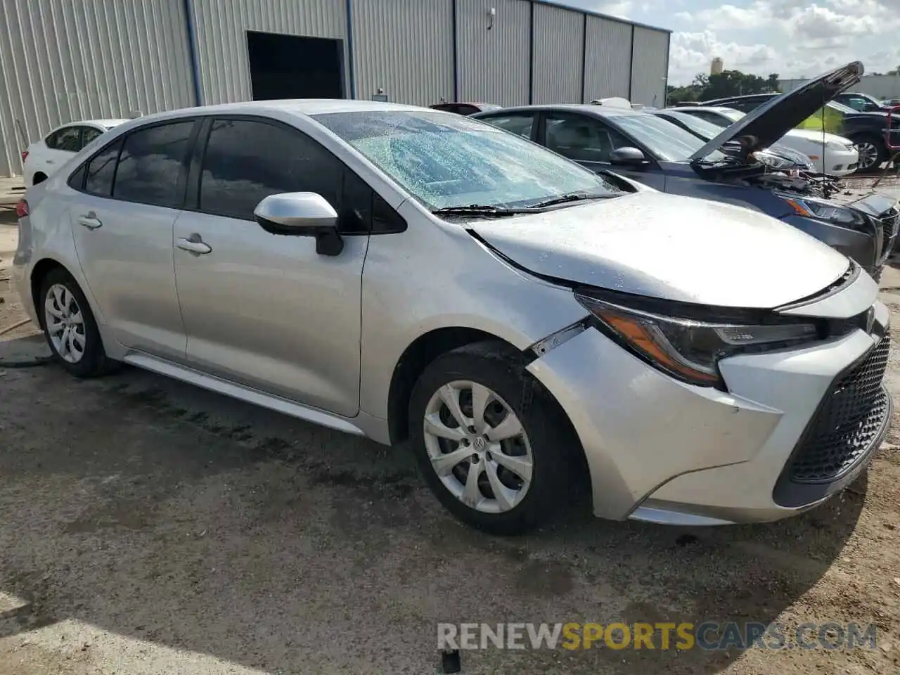 4 Photograph of a damaged car JTDEPRAEXLJ018486 TOYOTA COROLLA 2020